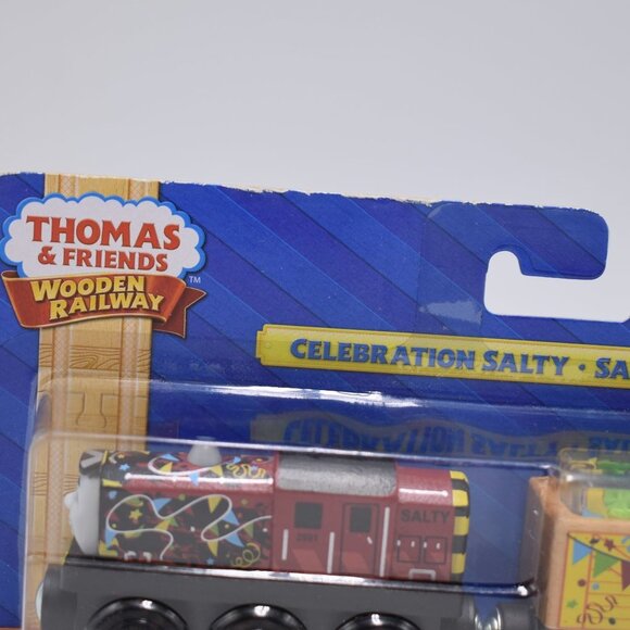 Celebration Salty & Confetti Car Sodor Party Thomas & Friends Wooden Railway New - Picture 4 of 14
